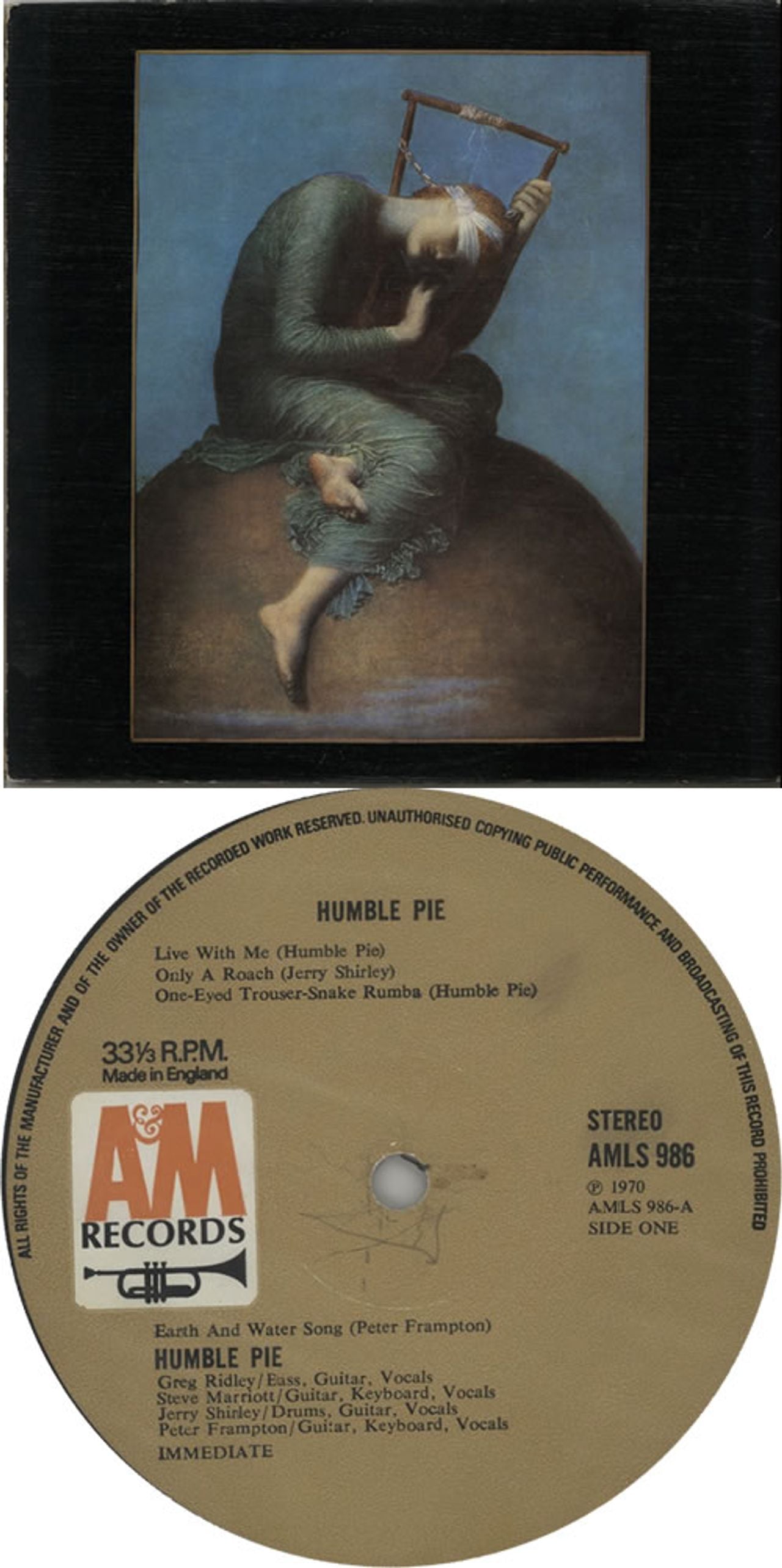 Humble Pie Humble Pie - 1st - VG UK Vinyl LP