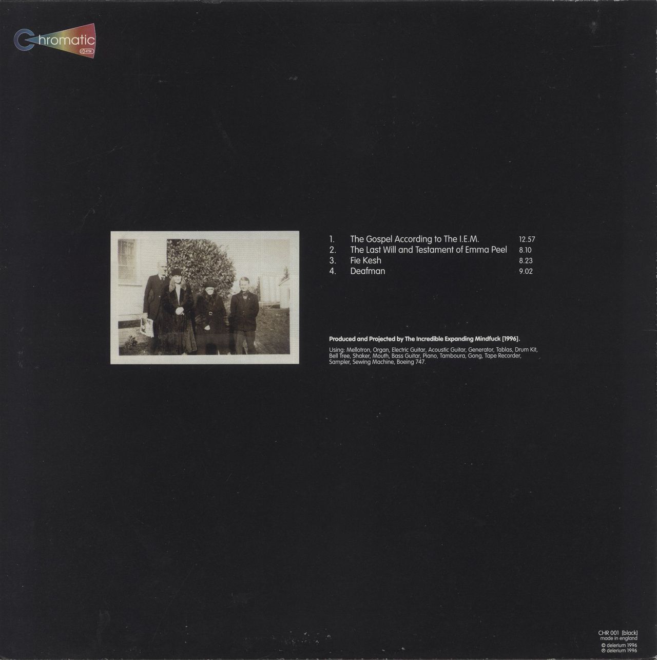 I.E.M. I.E.M. UK Vinyl LP
