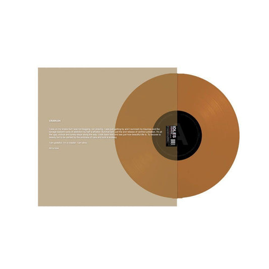 Idles - Crawler - Translucent Amber Vinyl LP Record