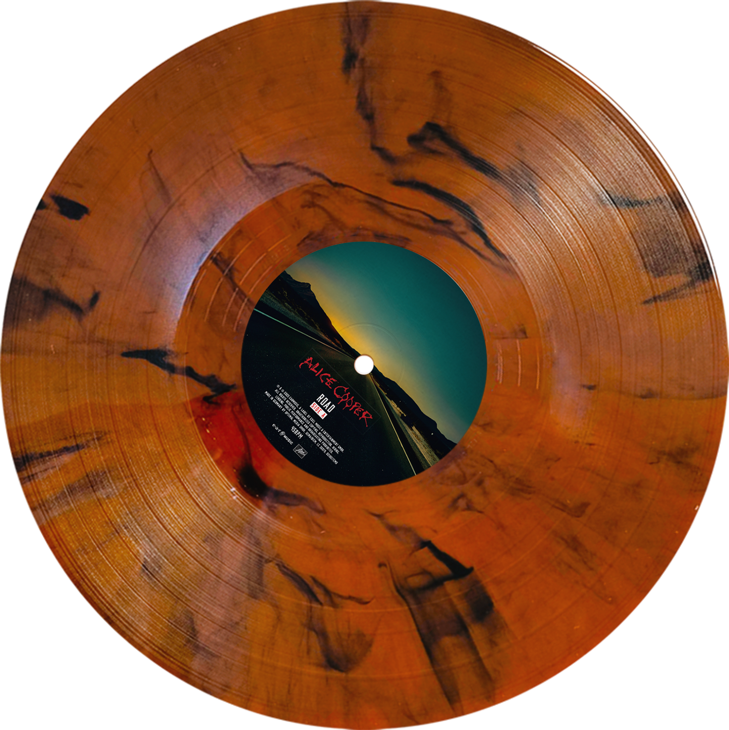 Alice Cooper - Road (Orange Transparent Marbled 2LP Vinyl + DVD)