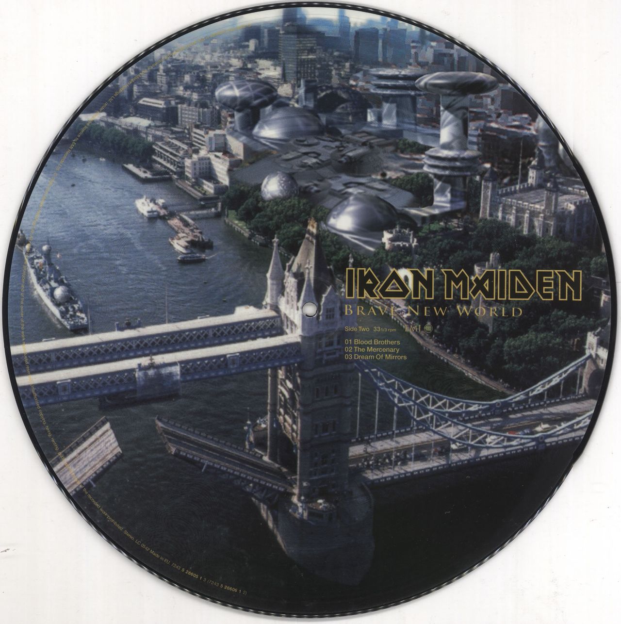 Iron Maiden Brave New World - EX UK Picture disc LP
