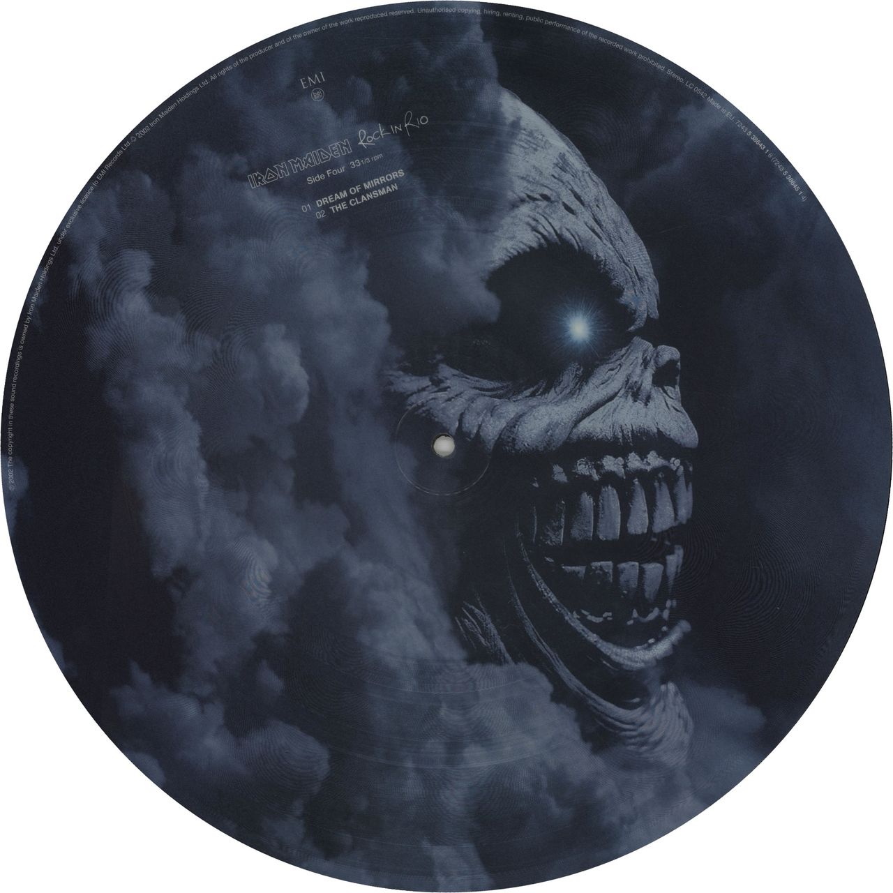 Iron Maiden Rock In Rio - EX UK Picture disc LP