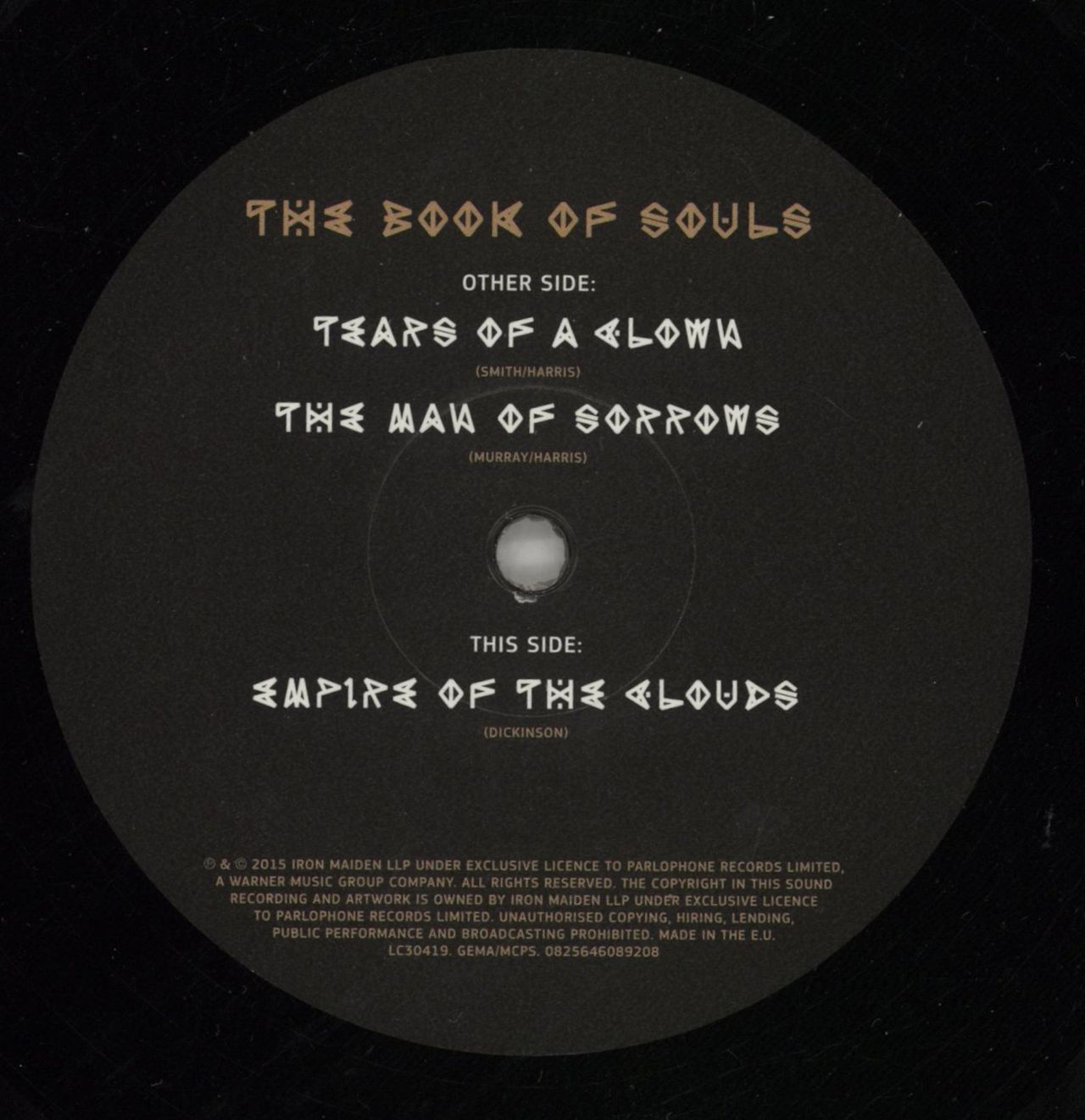 Iron Maiden The Book Of Souls UK 3-LP vinyl set