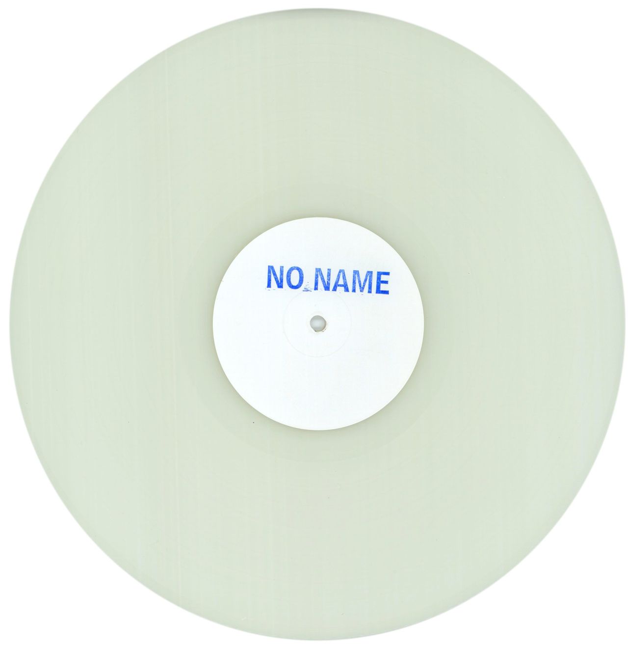 Jack White No Name - White Label - Opaque White Vinyl UK Vinyl LP