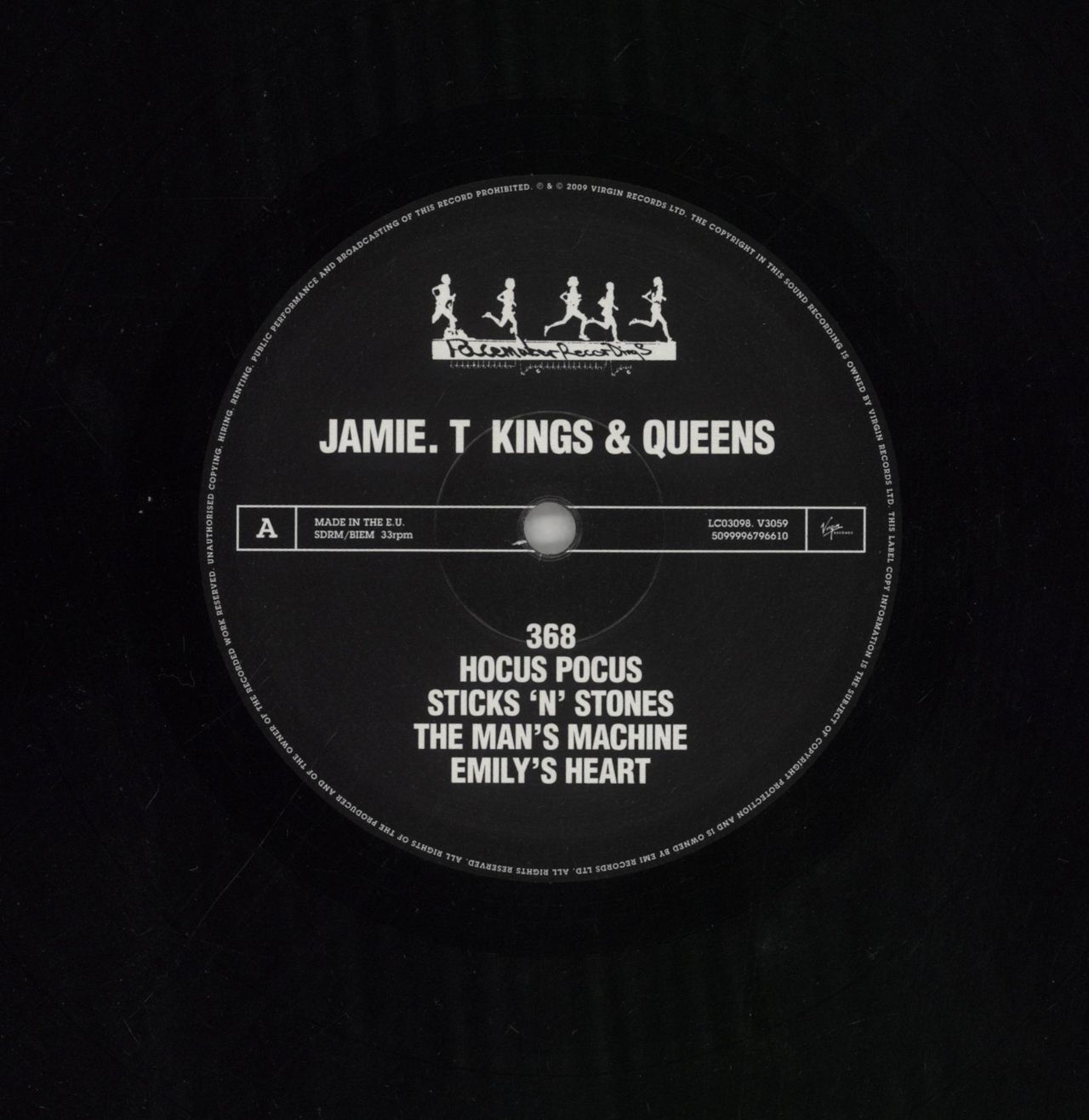 Jamie T Kings & Queens UK Vinyl LP