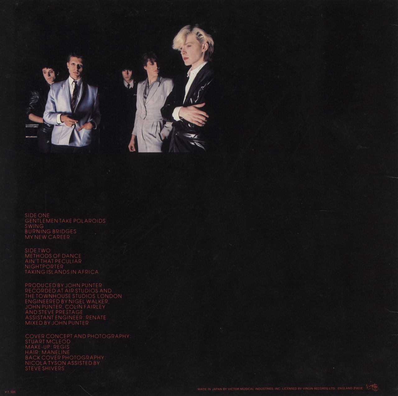 Japan Gentlemen Take Polaroids Japanese Vinyl LP