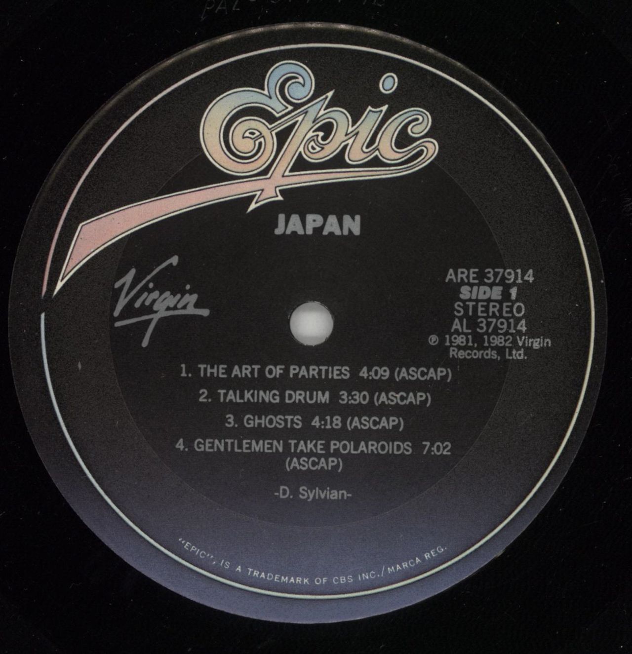 Japan Japan US Vinyl LP
