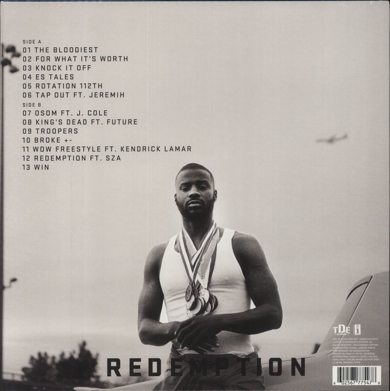 Jay Rock Redemption - Sealed UK Vinyl LP