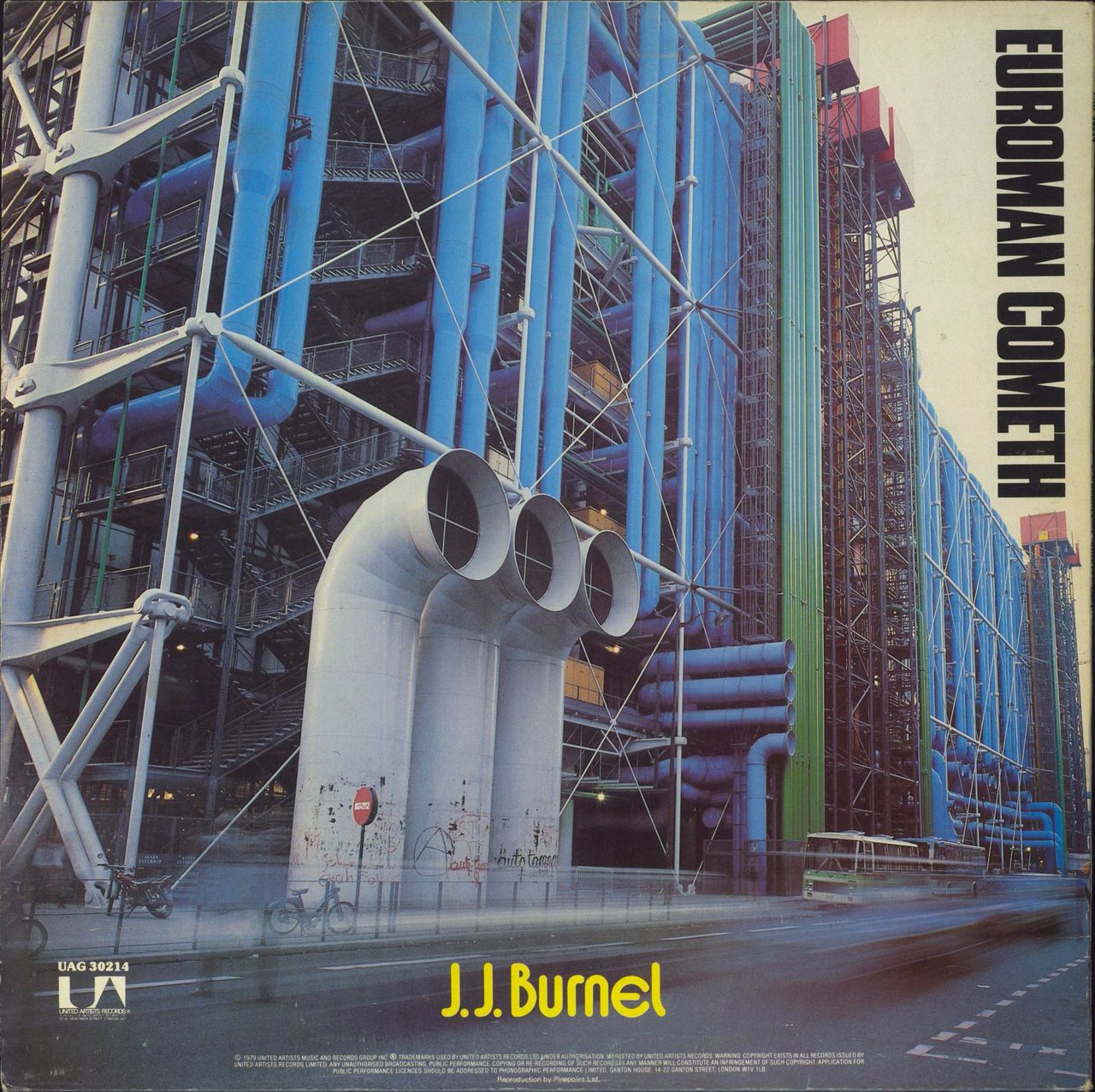 Jean Jacques Burnel Euroman Cometh UK Vinyl LP