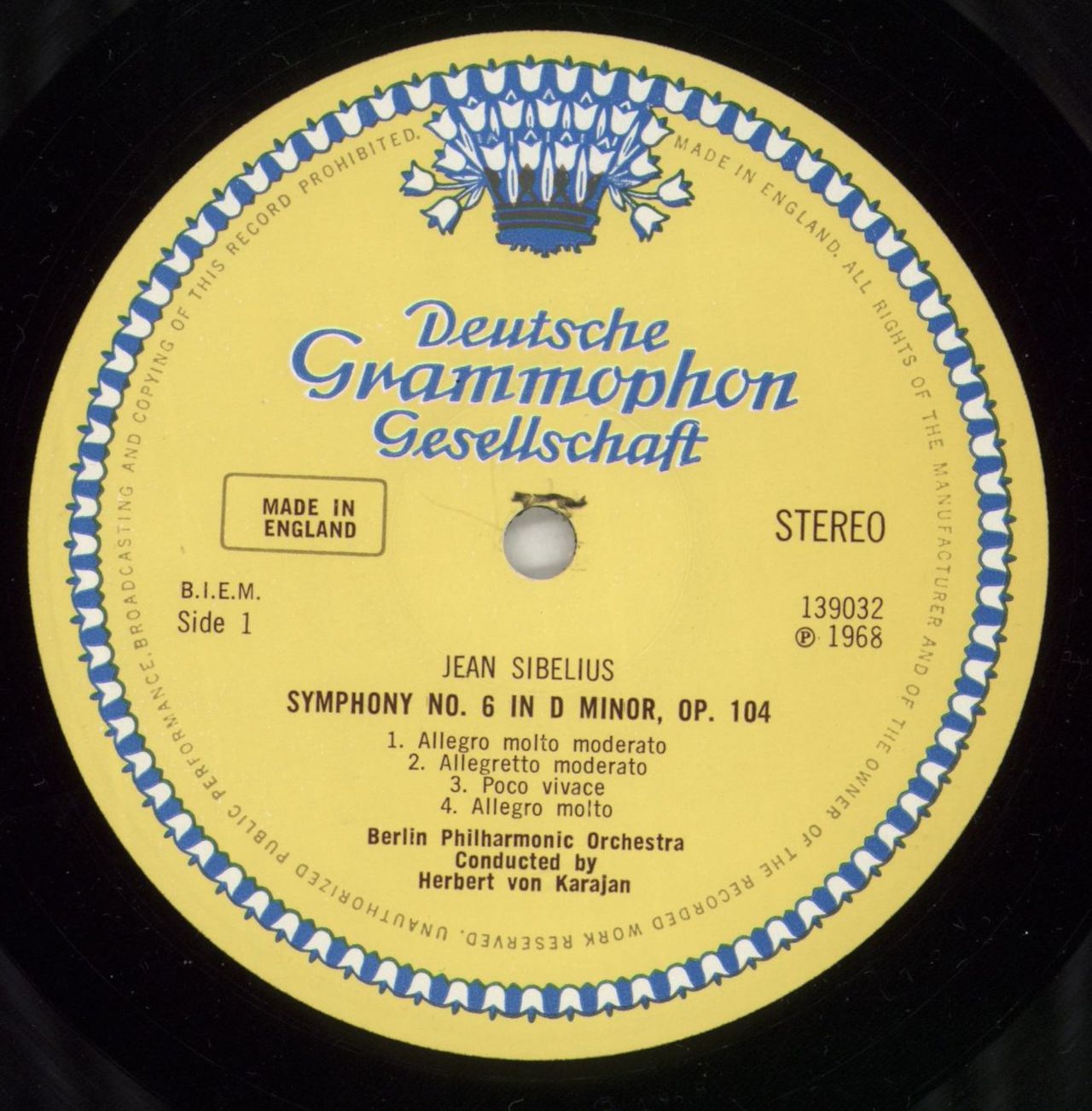 Jean Sibelius Sibelius: Symphonien Nr.6 In D-Moll • Nr.7 In C-Dur UK Vinyl LP