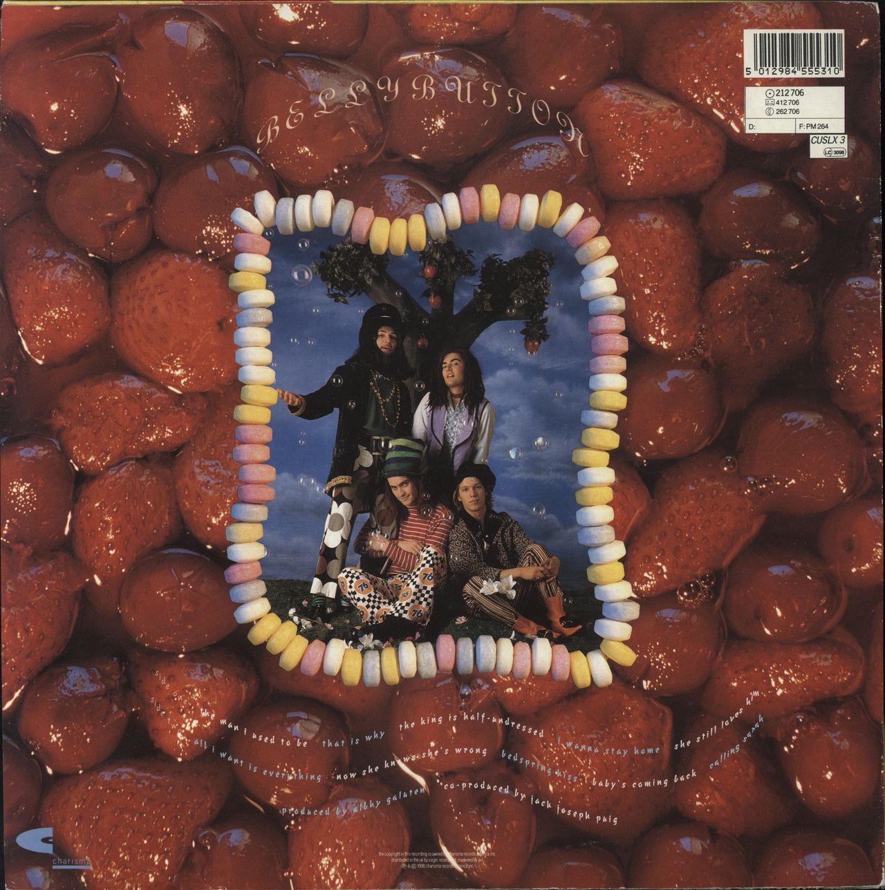 Jellyfish Bellybutton + Live E.P. - EX UK 2-LP vinyl set