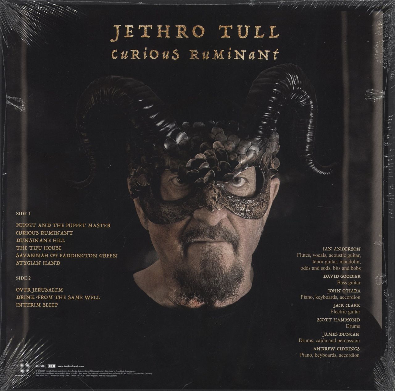Jethro Tull Curious Ruminant - 180gm Deep Blood Red Vinyl - Sealed UK Vinyl LP