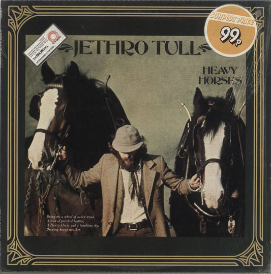 Jethro Tull Heavy Horses - 1st - shrink US Vinyl LP