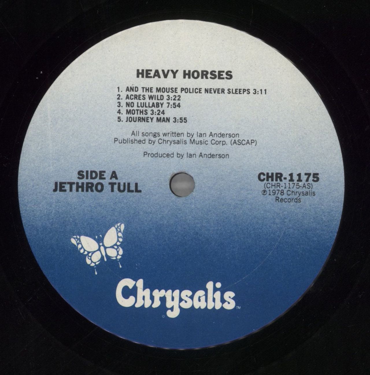 Jethro Tull Heavy Horses - 1st - shrink US Vinyl LP