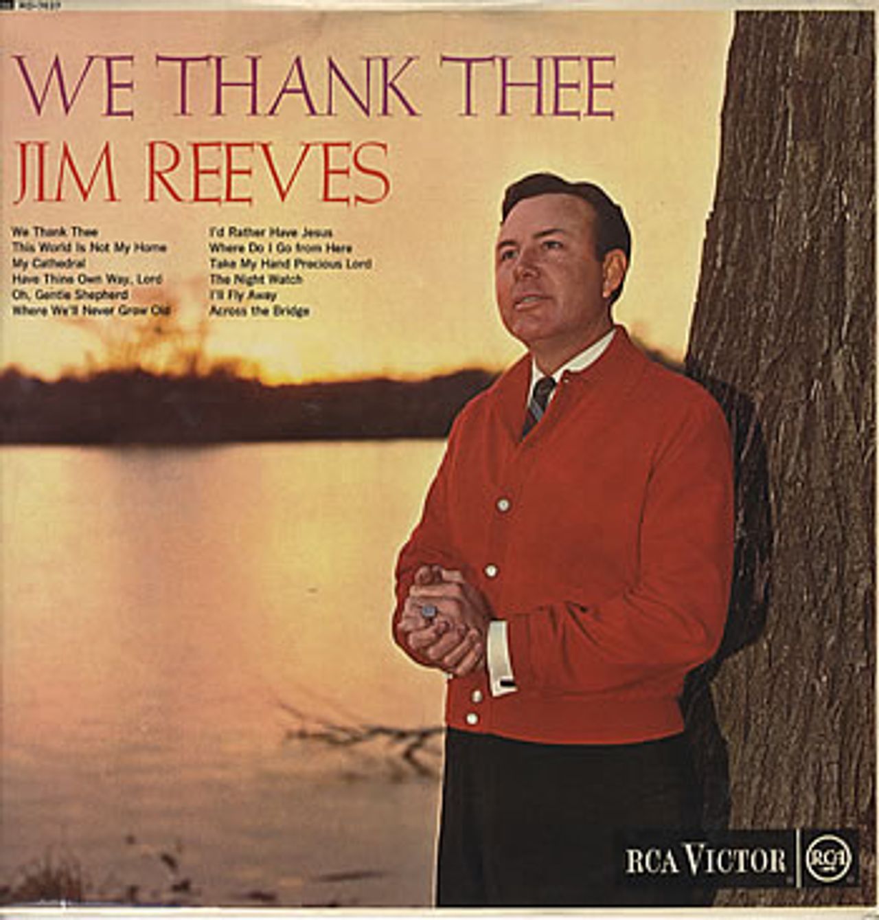 Jim Reeves We Thank Thee UK Vinyl LP