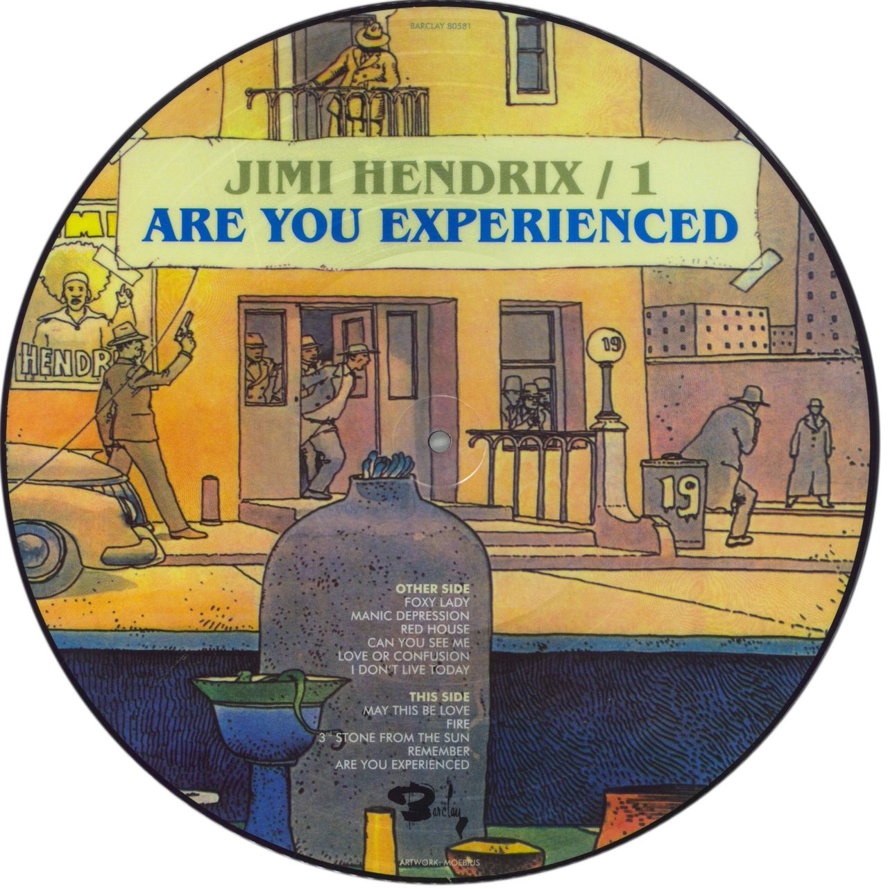 Jimi Hendrix Are You Experienced French Picture disc LP