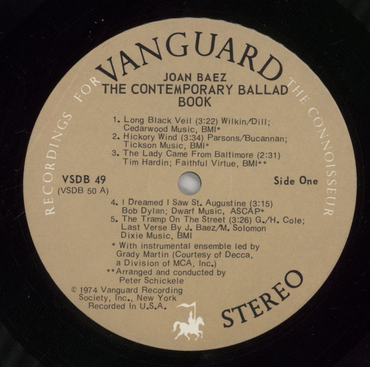 Joan Baez The Contemporary Ballad Book US 2-LP vinyl set