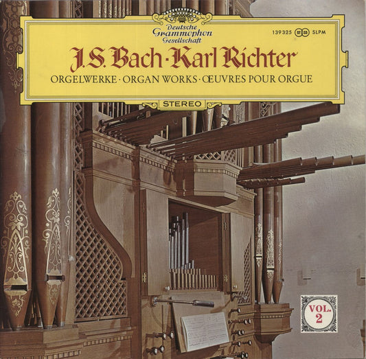 Johann Sebastian Bach J. S. Bach: Orgelwerke · Organ Works · Œuvres Pour Orgue (Vol. 2) German Vinyl LP