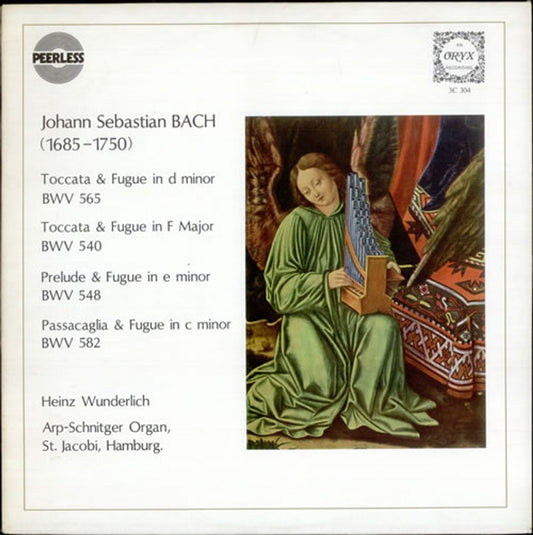 Johann Sebastian Bach Toccata & Fugue UK Vinyl LP