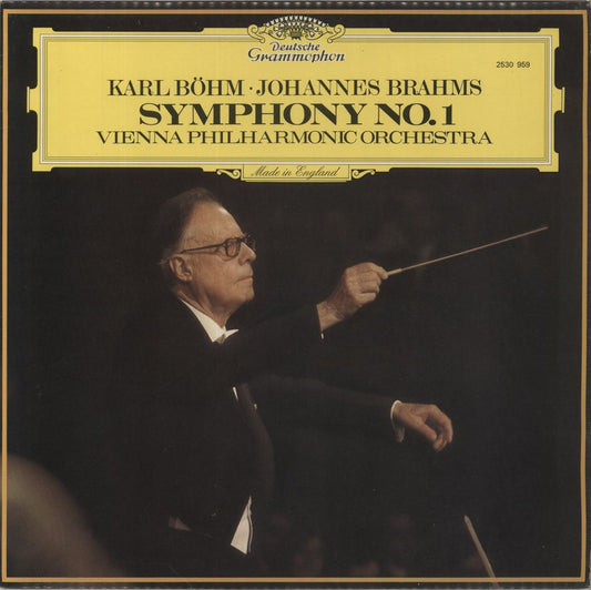 Johannes Brahms Symphony No. 1 In C Minor, Op. 68 UK Vinyl LP