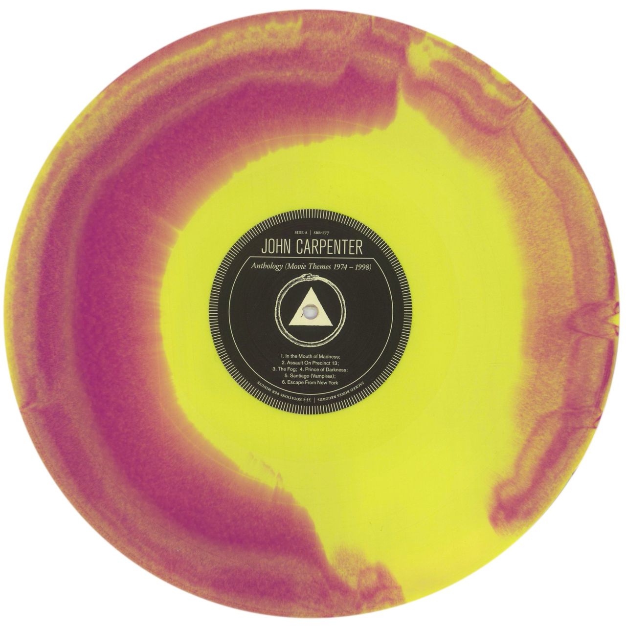 John Carpenter Anthology [Movie Themes 1974-1998] - Purple And Yellow Swirl Vinyl US Vinyl LP
