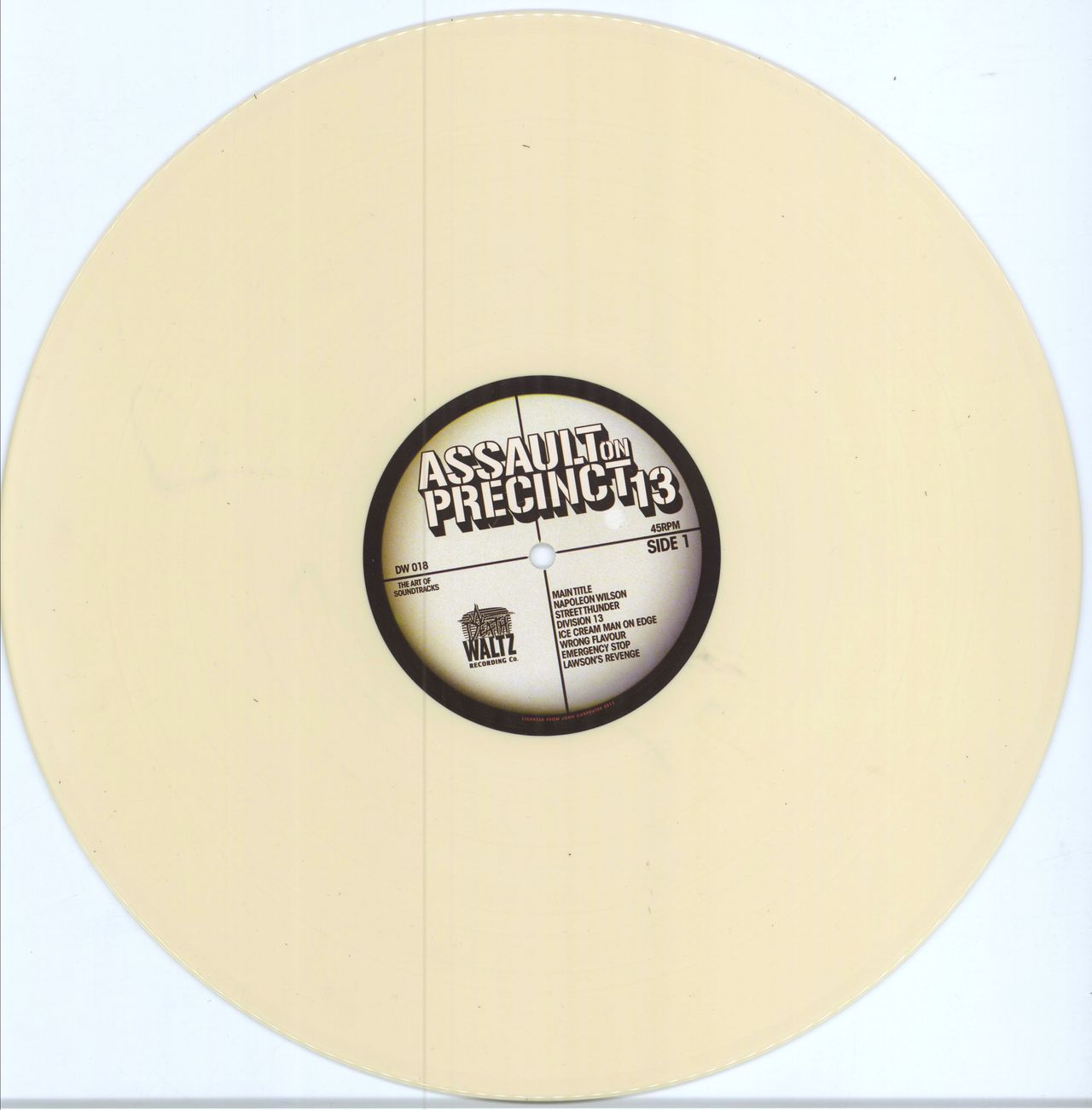 John Carpenter Assault On Precinct 13 - Vanilla Vinyl US Vinyl LP