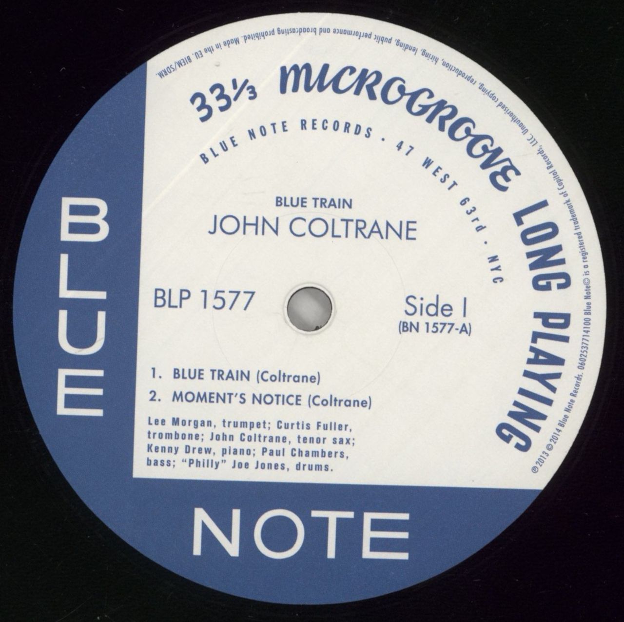 John Coltrane Blue Train: Remastered - 180gram Vinyl - Shrink - EX UK Vinyl LP