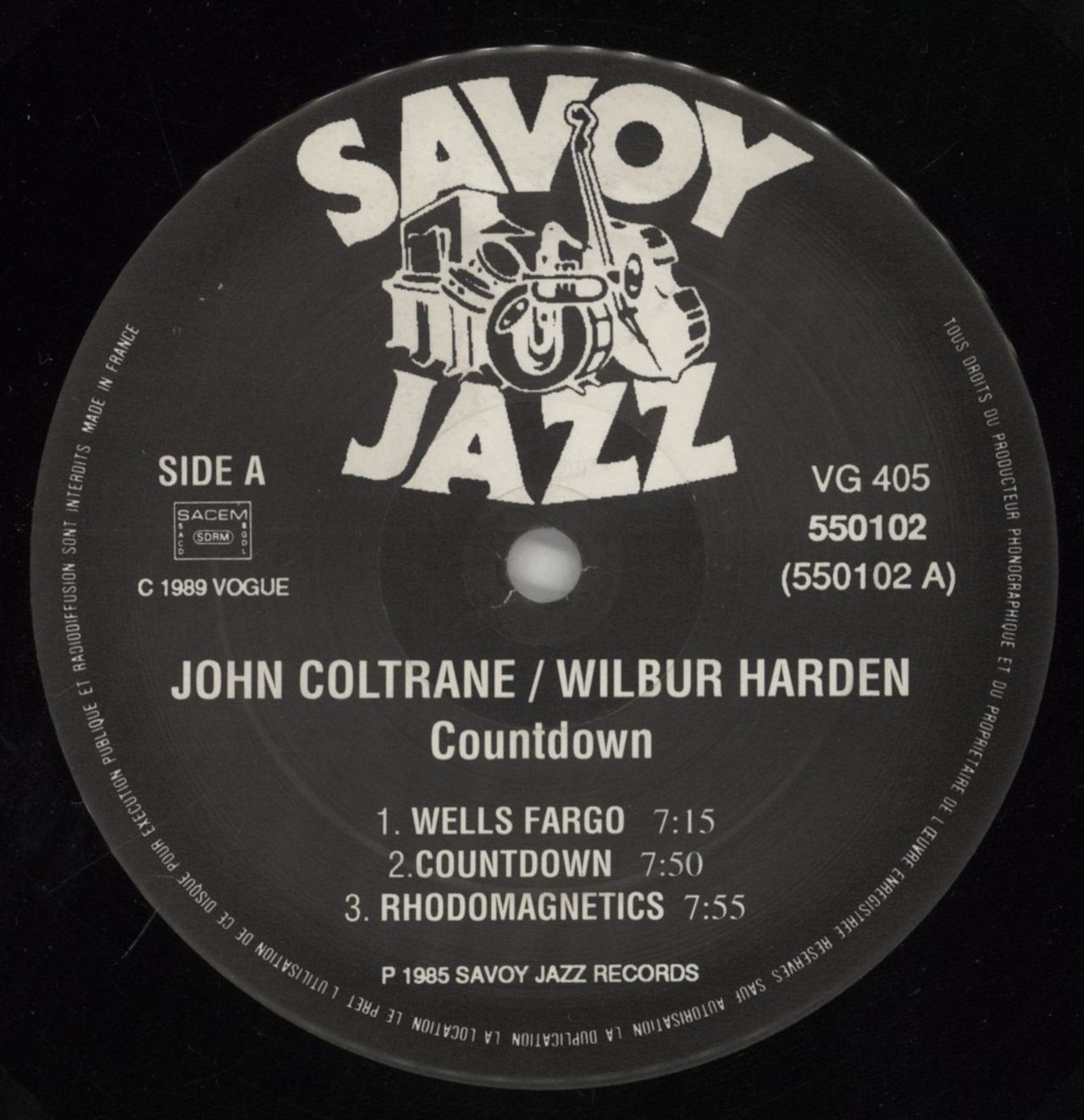 John Coltrane Countdown US Vinyl LP