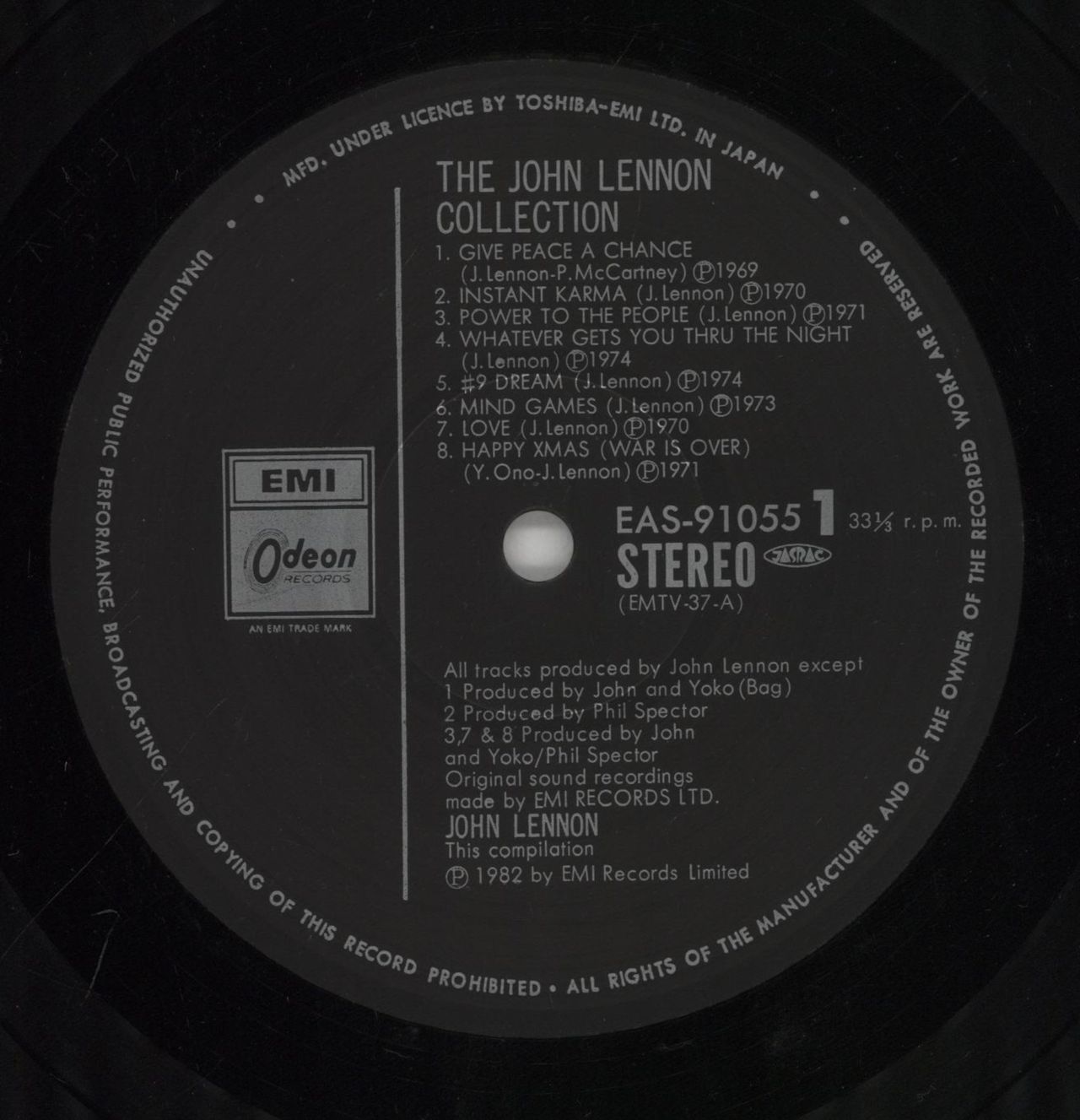 John Lennon The John Lennon Collection + poster Japanese Vinyl LP