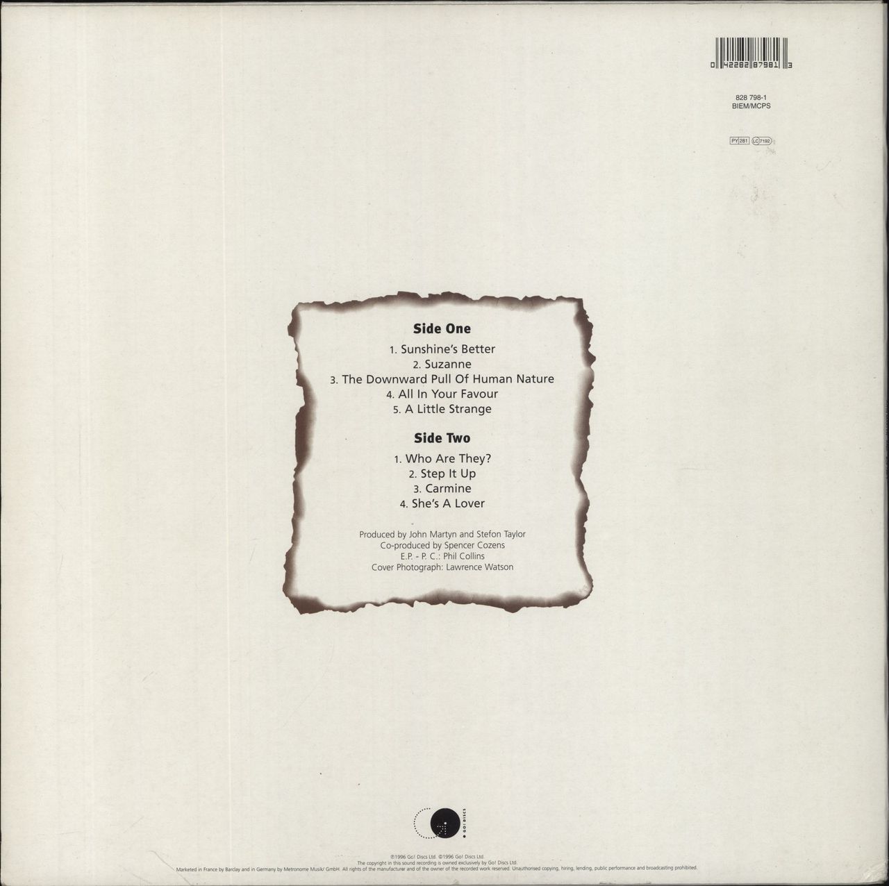 John Martyn And. German Vinyl LP
