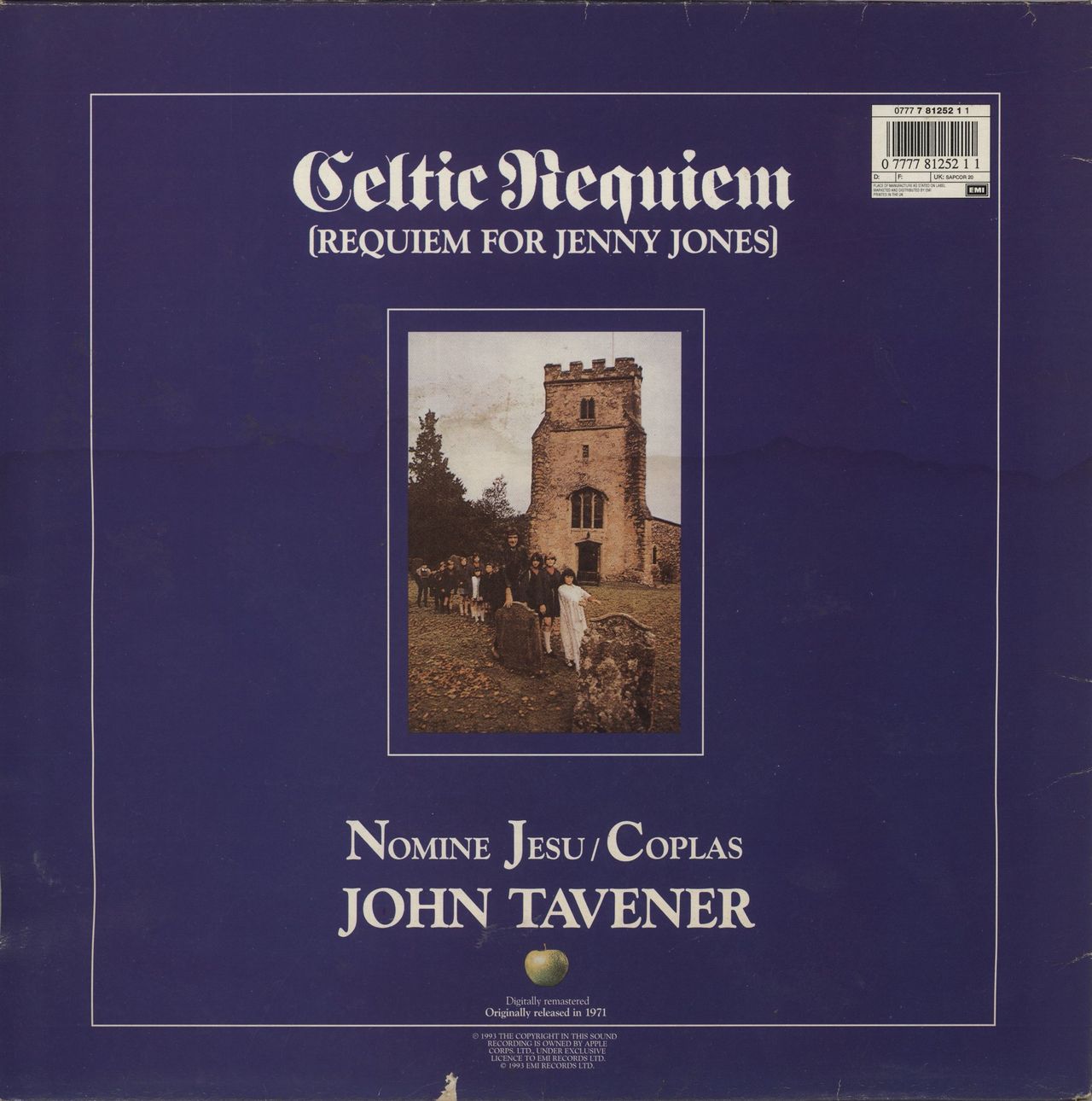 John Tavener Celtic Requiem - VG UK Vinyl LP
