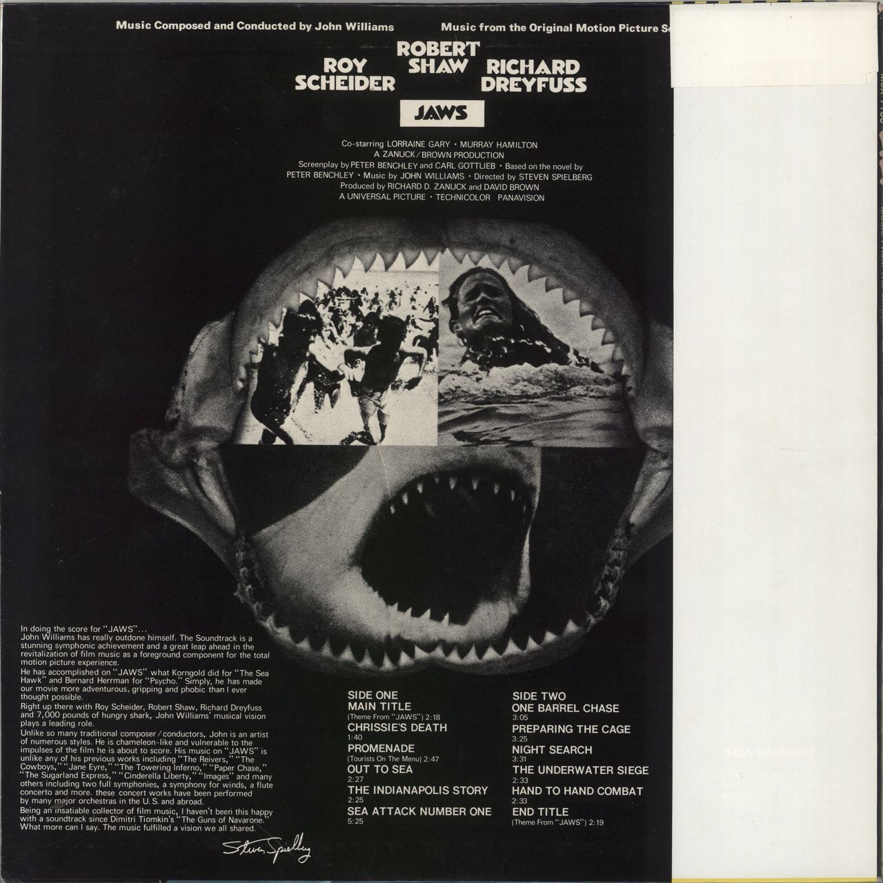 John Williams (Composer) Jaws Japanese Vinyl LP