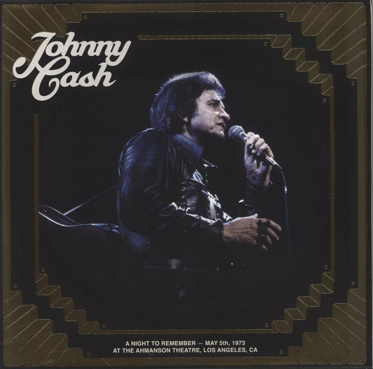 Johnny Cash A Night To Remember - Clear Vinyl + Bonus 7", DVD & Mailer US 2-LP vinyl set