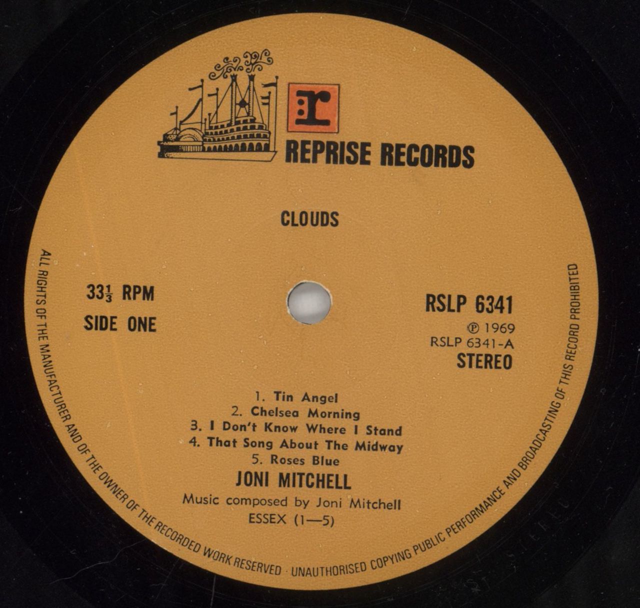 Joni Mitchell Clouds - 2nd UK Vinyl LP