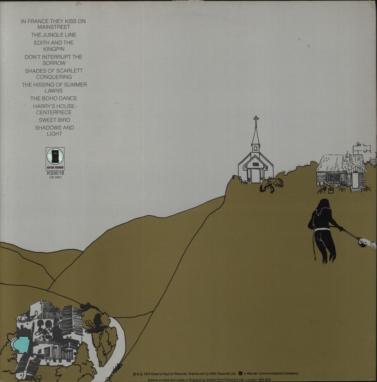 Joni Mitchell The Hissing Of Summer Lawns - Nimbus Supercut - EX UK Vinyl LP