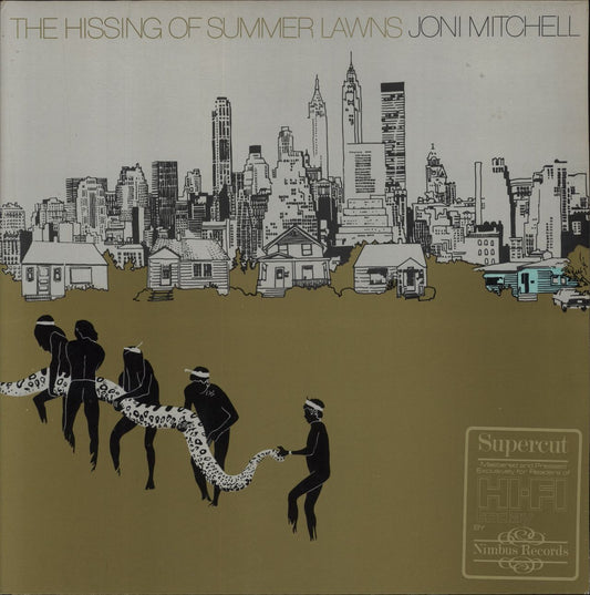 Joni Mitchell The Hissing Of Summer Lawns - Nimbus Supercut - EX UK Vinyl LP