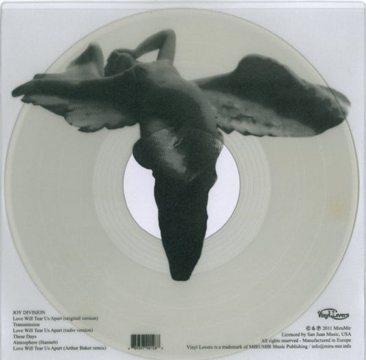 Joy Division - Love Will Tear Us Apart - Clear Vinyl LP Record