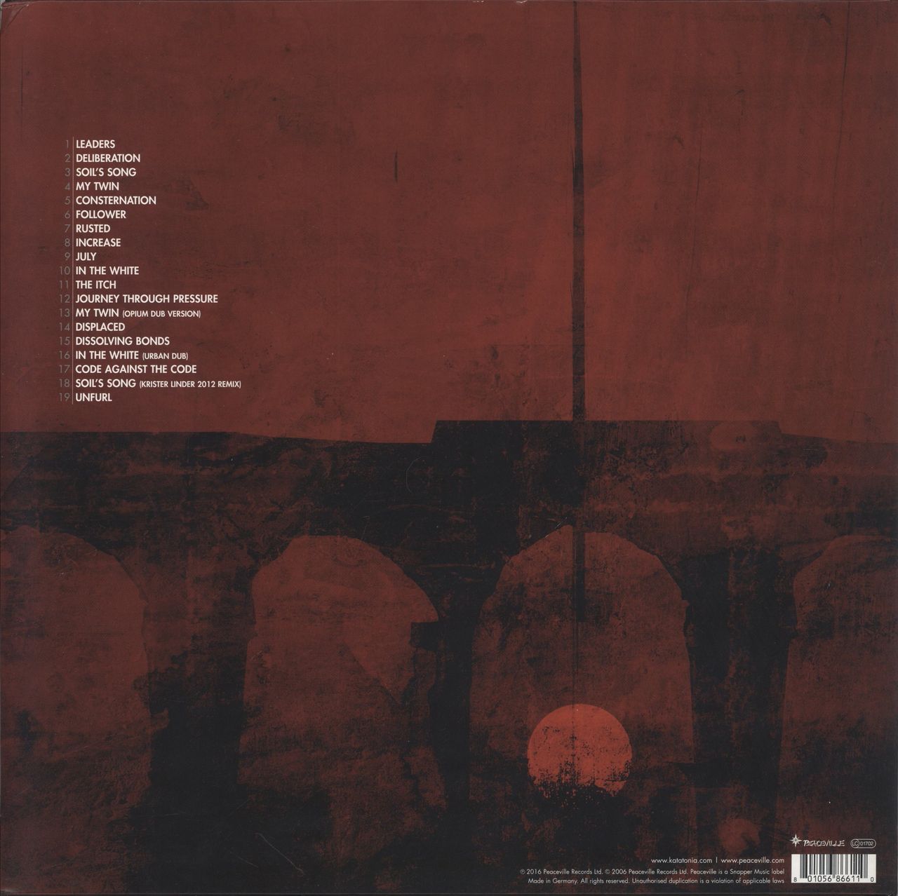 Katatonia The Great Cold Distance - 180gram Red Vinyl UK 2-LP vinyl set