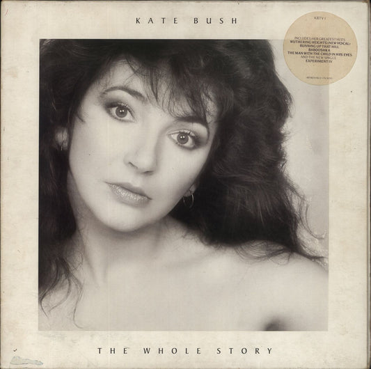 Kate Bush The Whole Story - Stickered Sleeve - VG UK Vinyl LP