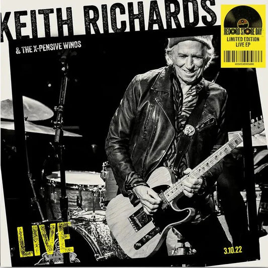 Keith Richards & The X-Pensive Winos - Live 3.10.22 - RSD 2025 Vinyl EP Record