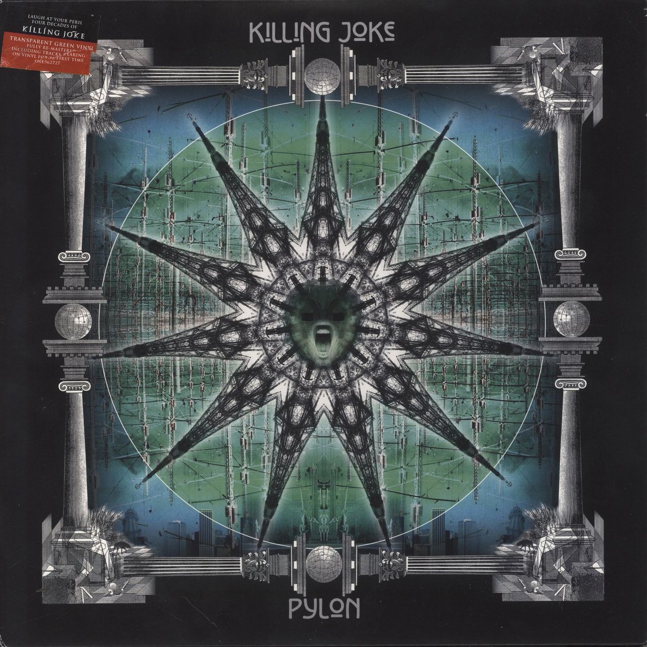 Killing Joke Pylon - Transparent Green Vinyl UK 3-LP vinyl set