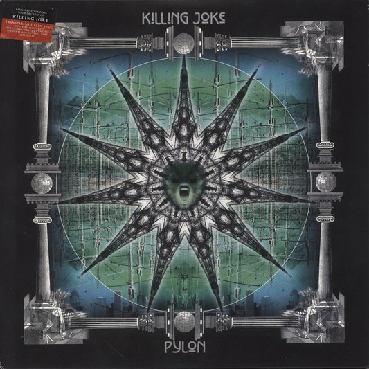Killing Joke Pylon - Transparent Green Vinyl UK 3-LP vinyl set