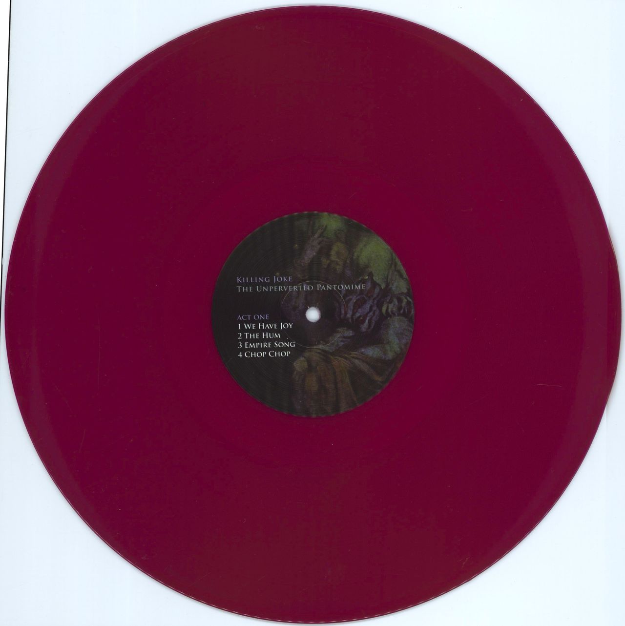 Killing Joke The Unperverted Pantomime - Purple Vinyl + Signed Postcard UK 2-LP vinyl set