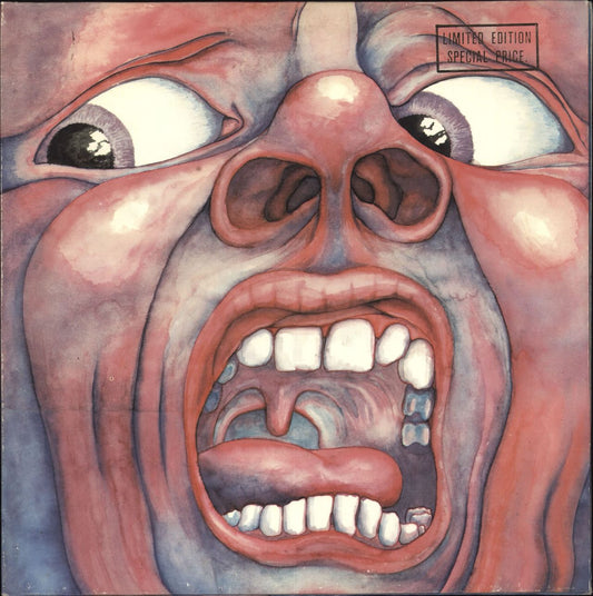 King Crimson In The Court Of The Crimson King - Gold Stamped Sleeve UK Vinyl LP