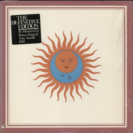King Crimson Larks' Tongues In Aspic - stickered shrink US Vinyl LP