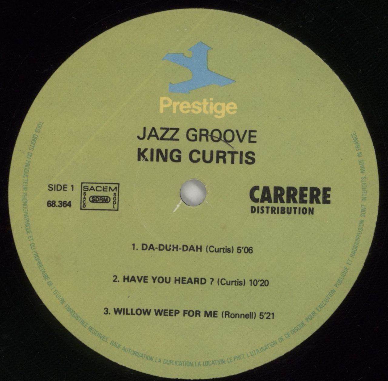 King Curtis Jazz Groove French 2-LP vinyl set