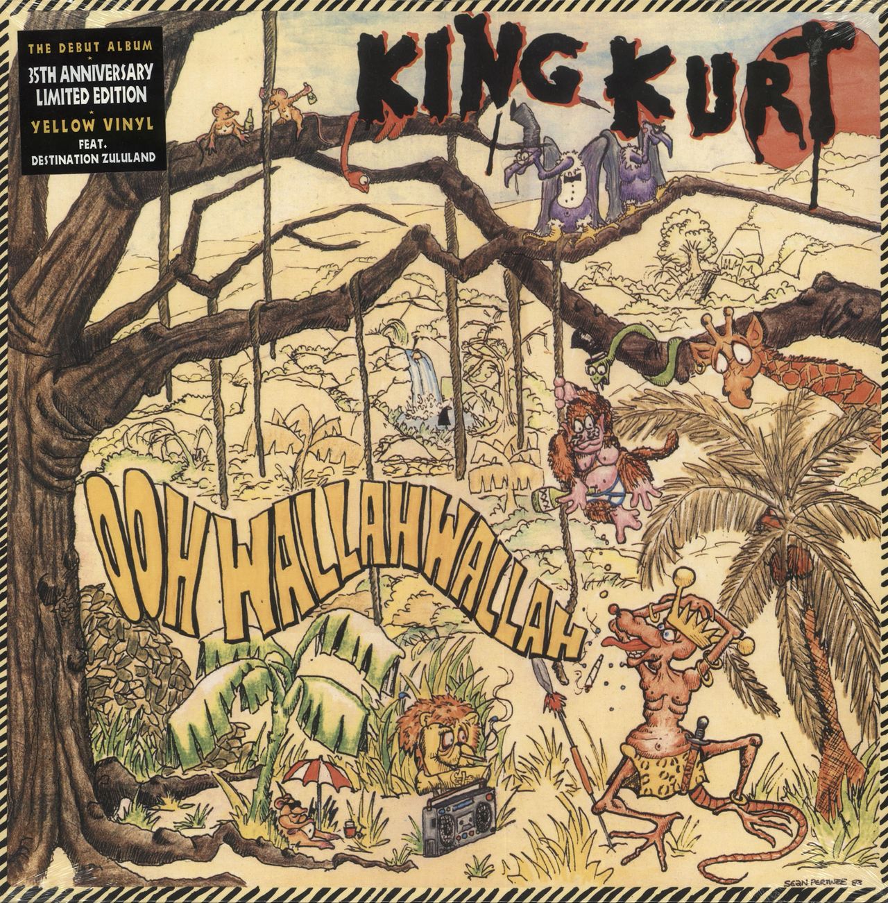 King Kurt Ooh Wallah Wallah - RSD18 - Yellow Vinyl - Sealed UK Vinyl LP