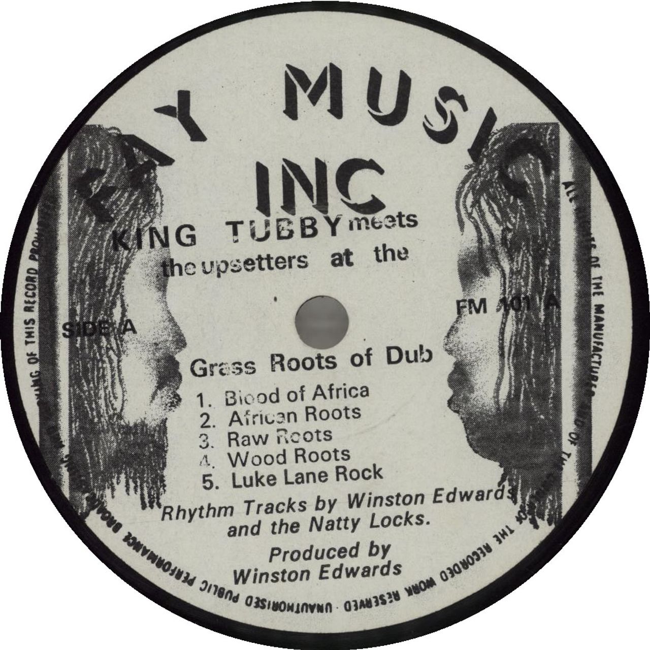 King Tubby At The Grass Roots Of Dub UK Vinyl LP