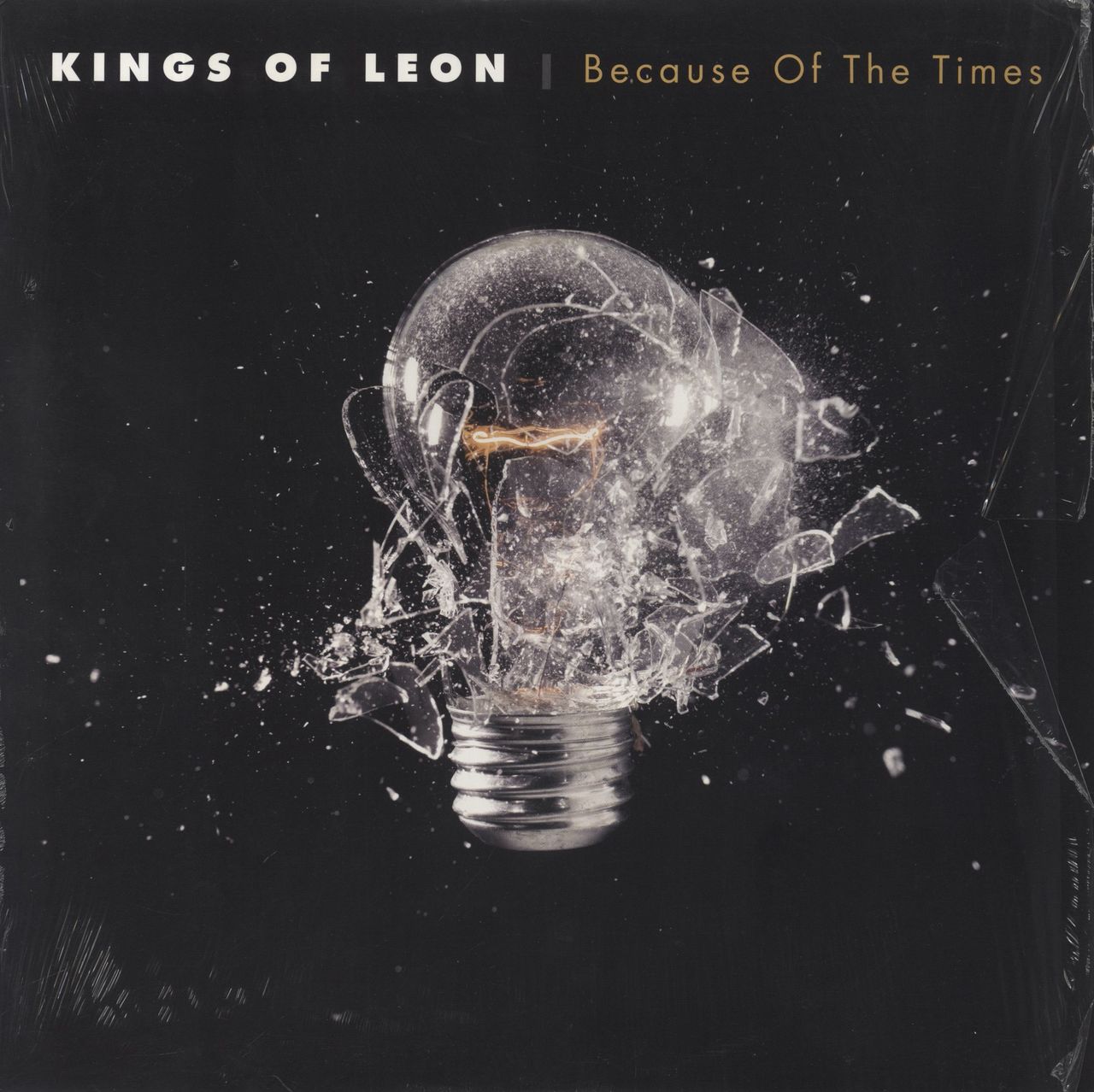 Kings Of Leon Because Of The Times - Red Vinyl - Shrink US Vinyl LP