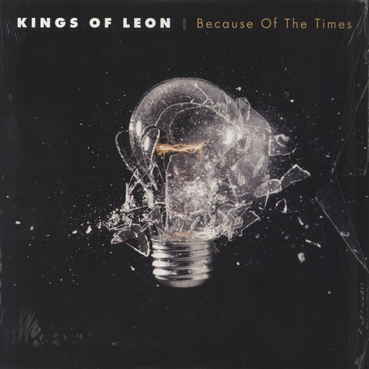 Kings Of Leon Because Of The Times - Red Vinyl - Shrink US Vinyl LP